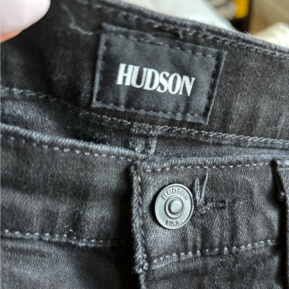 Hudson Noa High Rise Crop Straight Leg Jeans - Picture 11 of 11